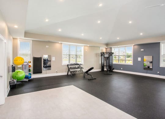 24 hour fitness center at Eagle Ridge Apartment Homes, Traverse City