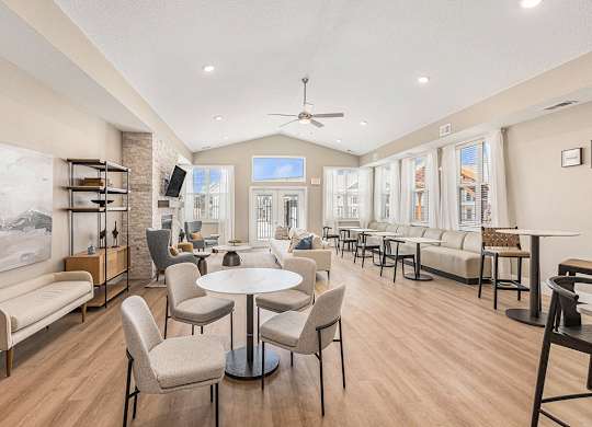 Modern clubhouse at Eagle Ridge Apartment Homes, Traverse City, 49685