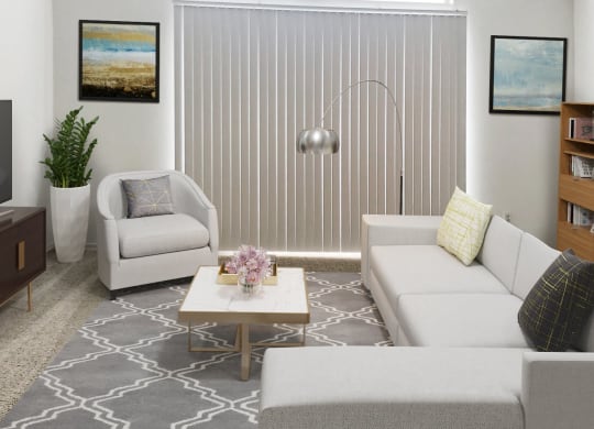 Third Floor Living Room Petunia Layout at LakePointe Apartments, Batavia 45103