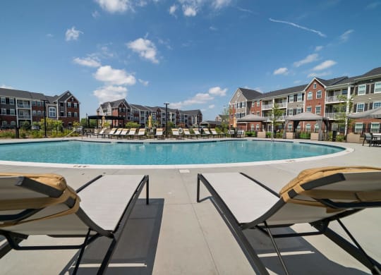 Sparkling Swimming Pool at Montgomery Place Apartments, Montgomery, IL, 60538