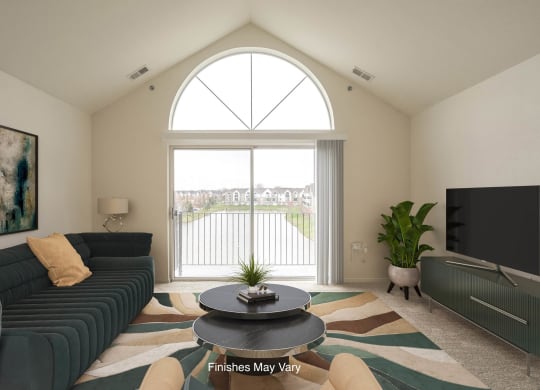 Clubroom With TV at Westlake Apartments, Belleville, MI