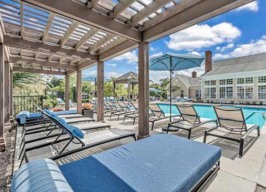 Exterior Pool at Enclave Apartments, Midlothian, VA
