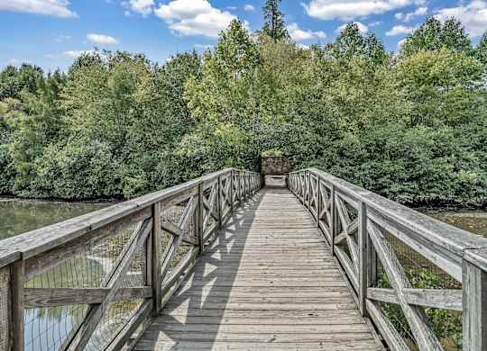 Wooden Bridge at Enclave Apartments, Virginia