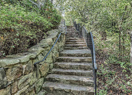 Stone Stairs at Enclave Apartments, Midlothian, 23114