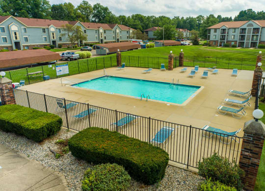 Refreshing Community Pool at Emerald Park Apartments in Kalamazoo, MI