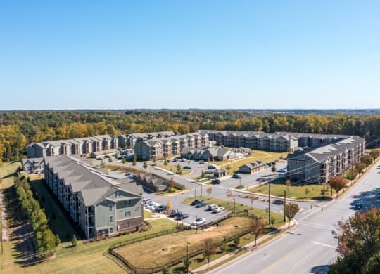 Emerald Creek Aerial View at Emerald Creek Apartments, Greenville, SC, 29607