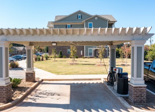 Resident-Exclusive Car Wash Bay at Emerald Creek Apartments, Greenville, South Carolina
