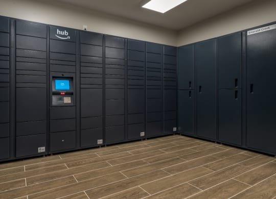 Hub by Amazon Package Lockers at Emerald Creek Apartments, Greenville, SC