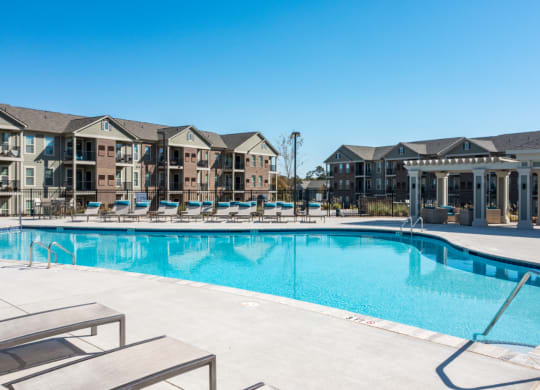 Sparkling Outdoor Swimming Pool at Emerald Creek Apartments, South Carolina, 29607