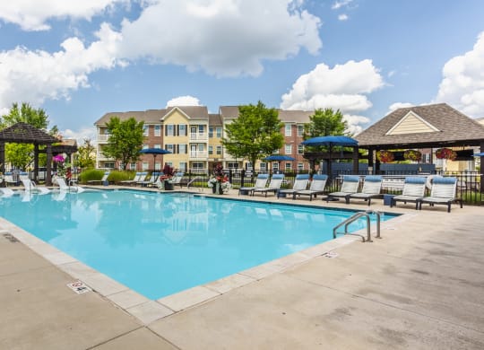 the swimming pool  at The Avenue at Polaris Apartments, Columbus, OH