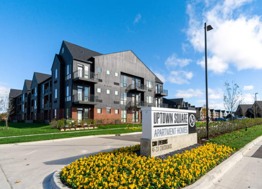 Exteriors  at Uptown Square Apartments, Troy, Michigan