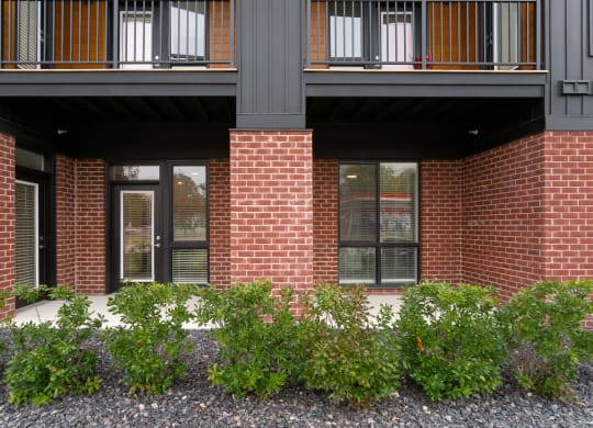 Apartment Building Exterior View at Uptown Square Apartments, Troy, Michigan