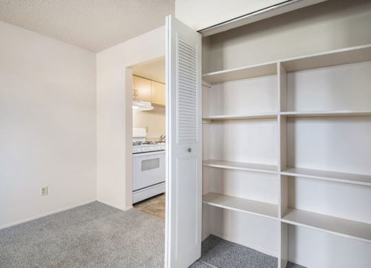 large closets at Old Farm Apartments, Elkhart, Indiana