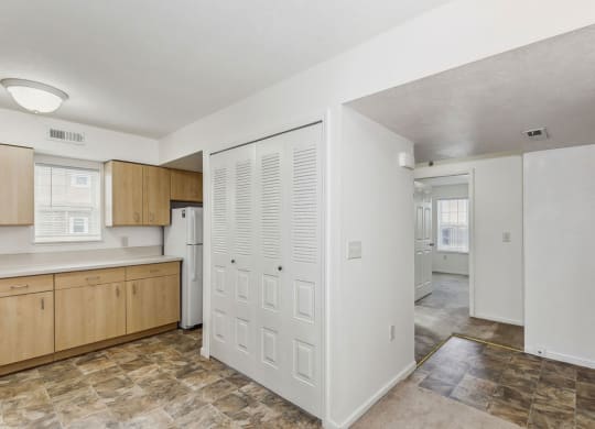 End kitchen with a window at Fieldstream Apartment Homes, Ankeny, Iowa