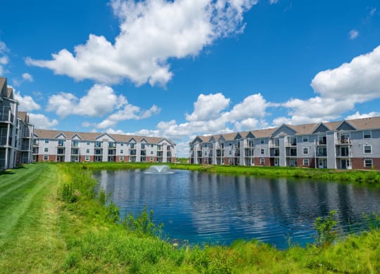 Sparking Lake Within Community at Fieldstream Apartment Homes, Iowa, 50023