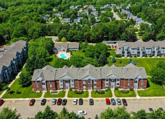 Property Ariel View at Foxwood and The Hermitage, Michigan, 49024