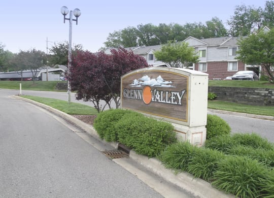 Property Welcome Signage at Glenn Valley Apartments, Battle Creek, 49015