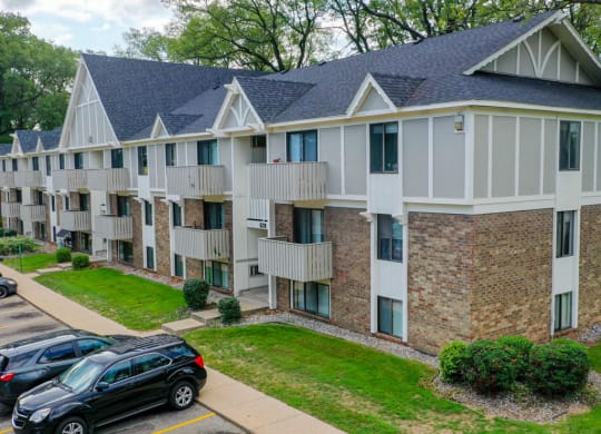 Off Street Parking at Glen Oaks Apartments, Muskegon