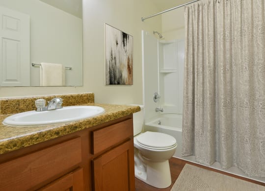 Luxurious Bathrooms at Grand Bend Club Apartments, Grand Blanc, Michigan