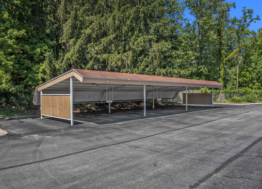Covered carport parking at Hampton Lakes Apartments, Walker, MI, 49534