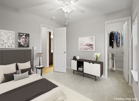 Huron Bedroom at River Hills Apartments, Fond du Lac, 54937