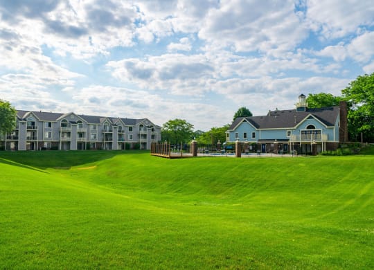 Lush Green Outdoor Spaces at Hurwich Farms Apartments, Indiana, 46628