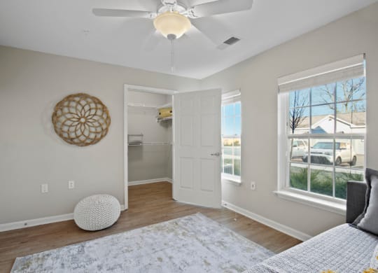 Huron Second Bedroom at River Hills Apartments, Fond du Lac