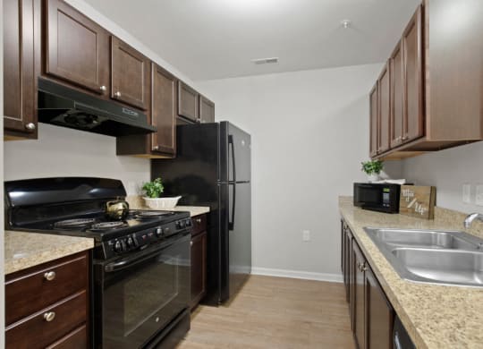 Huron Kitchen at River Hills Apartments, Fond du Lac, Wisconsin