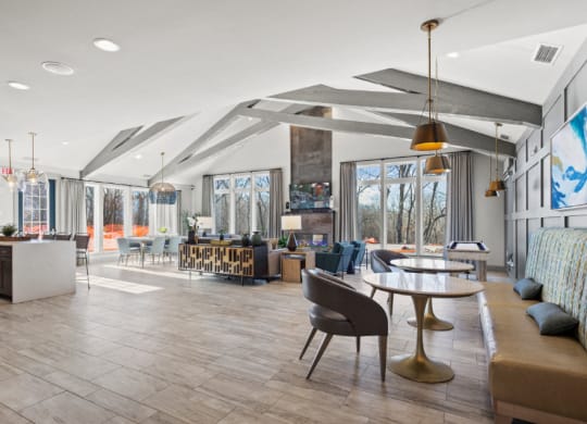 Clubhouse Interior at River Hills Apartments, Fond du Lac