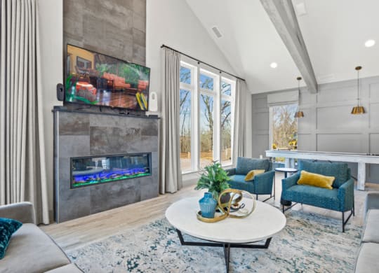Clubhouse Interior at River Hills Apartments, Fond du Lac, 54937