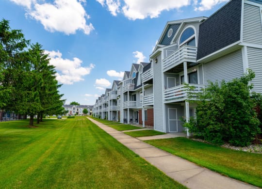 Beautiful Rear Entryway at Indian Lakes Apartments, Mishawaka