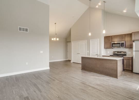Large Living Area (Hickory) at Village Place Apartments, Romeoville, 60446