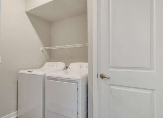 Full-Size Washer & Dryer (Hickory) at Village Place Apartments, Romeoville, 60446