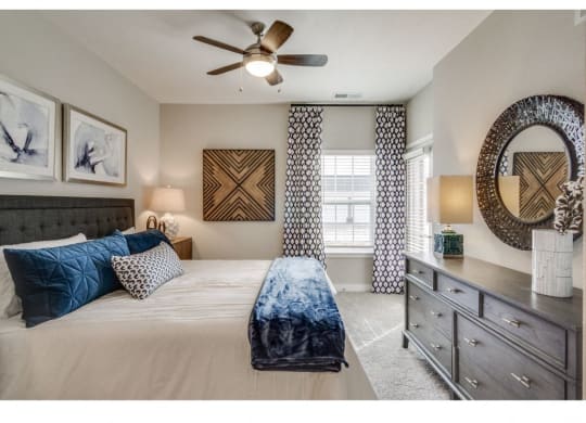 Cedar Main Bedroom at Montgomery Place Apartments, Montgomery, IL, 60538