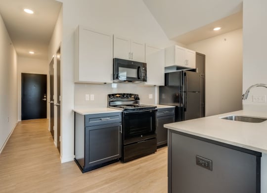 Subway Tile Backsplash at Uptown Square Apartments, Troy, MI, 48083