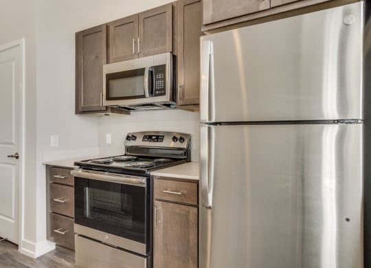 Stainless Steel Appliances (Hickory) at Village Place Apartments, Romeoville, 60446