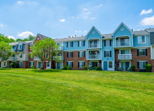 Lush Green Outdoor Spaces at Irish Hills Apartments, Indiana