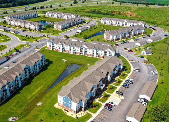 Aerial View of Property at Limestone Creek Apartment Homes, 35756