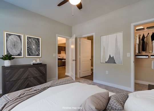 Luxury Master Bedroom at Emerald Creek Apartments, Greenville