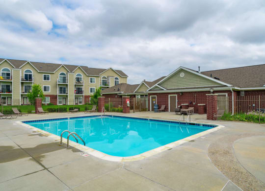 Poolside Sundeck with Wi Fi at Lynbrook Apartment Homes and Townhomes, Elkhorn, Nebraska