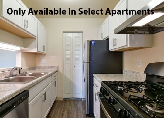 Stainless Steel Kitchen Appliances at Old Monterey Apartments in Springfield, MO