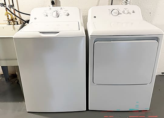 A full-size washer and dryer at Mount Royal Townhomes in Kalamazoo, MI