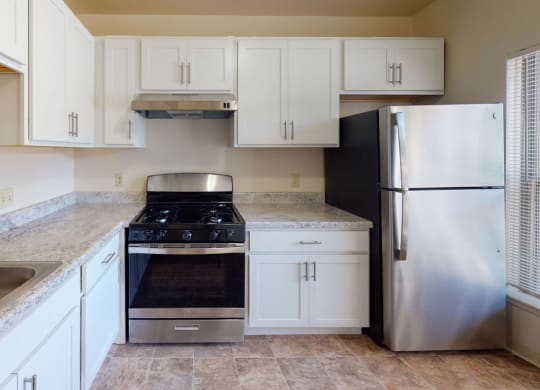 Two Bedroom Renovated Kitchen with Stainless Steel Appliances