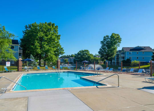 Outdoor Swimming Pool at North Pointe Apartments, Indiana