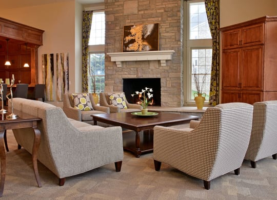 Community Room Lounge at Northport Apartments, Michigan