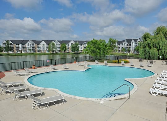 Swimming Pool with Sundeck at Northport Apartments, Macomb, Michigan