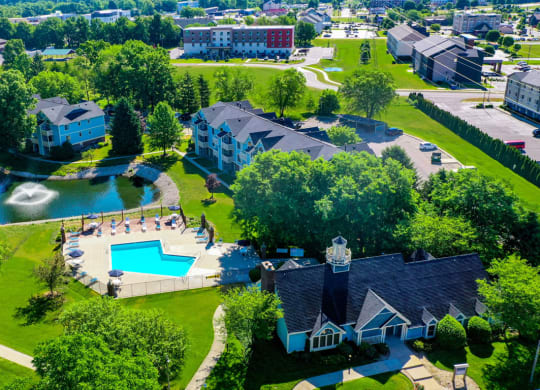 Lush Surroundings at North Pointe Apartments, Elkhart, Indiana
