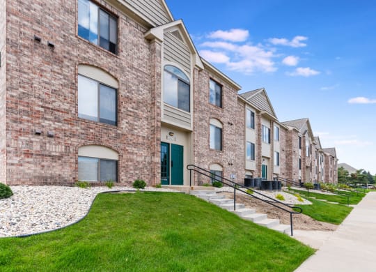 Stair Walkways to Apartments at Oak Shores Apartments, Wisconsin, 53154