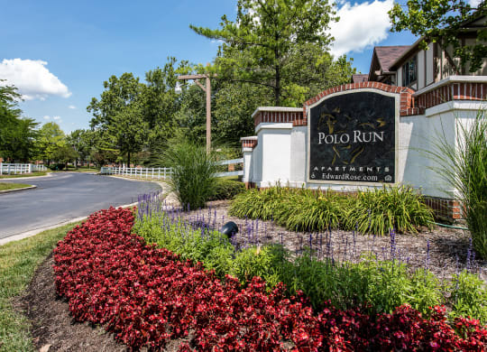 Entrance at Polo Run Apartments, Greenwood, IN, 46142