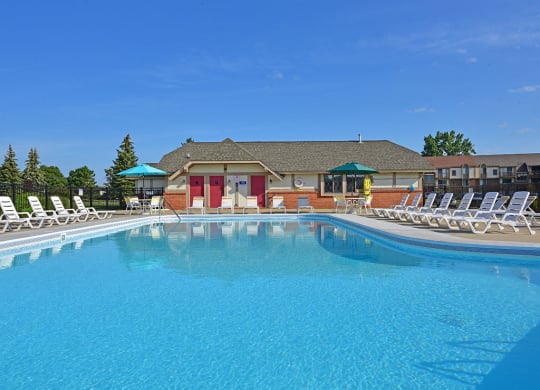 Large Outdoor Pool at Grand Bend Club, Grand Blanc, MI
